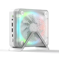 Mini PC de Última Generación con CPU AMD R7 5800h, Windows 11, 2*DDR4 3200, M.2 2280 NVMe, HDMI 2.1, Wifi 6, Mini Ordenador para Juegos AMD