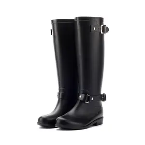 <span class=keywords><strong>Botas</strong></span> de <span class=keywords><strong>Lluvia</strong></span> Altas de Moda Coreana, <span class=keywords><strong>Botas</strong></span> Impermeables con Hebilla <span class=keywords><strong>y</strong></span> Cremallera, <span class=keywords><strong>Botas</strong></span> de <span class=keywords><strong>Nieve</strong></span> para Motocicleta para <span class=keywords><strong>Mujer</strong></span> - Product Image 1