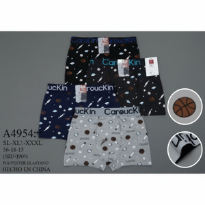 Calzoncillos bóxer XXL para hombre, bragas transpirables de nailon de LICRA de talla grande con logotipo en la cintura, bóxer de calidad de diseño liso para hombre - Product Image 1