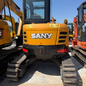 รถขุดขนาดเล็ก SY 35U 60 75 95 มือสอง รถขุดตีนตะขาบแท้สำหรับงานวิศวกรรม มีจำหน่ายในสต็อกที่เซี่ยงไฮ้ ประเทศจีน - Product Image 2