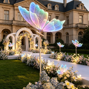 Colonne rustique en bois pour allée de mariage, décoration de chemin <span class=keywords><strong>forestier</strong></span> pour mariage champêtre, fournitures de décoration d'allée de mariage - Product Image 1