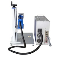 Machine de marquage et d'impression laser à fibre métallique CNC de bureau haute précision 0,001 mm, refroidie par air, 20W/30W/50W/60W, avec garantie de 3 ans