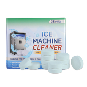 Lot de 24 comprimés nettoyants pour machine à glaçons – Détartrant éliminant le calcaire pour machines à glaçons de comptoir – <span class=keywords><strong>Glace</strong></span> pilée sans odeur et cristalline - Product Image 2