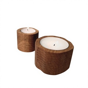 Wooden Rectangle Eco Friendly Durable Heat Resistant <b>Tea</b> <b>Light</b> <b>Holder</b> for Home Decoration Christmas - Product Image 2