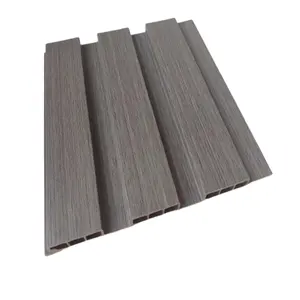 Wood Alternative Wholesale Interior Decorative Fluted WPC Wall Panel Direct Waterproof WPC Fluted Wall Panel