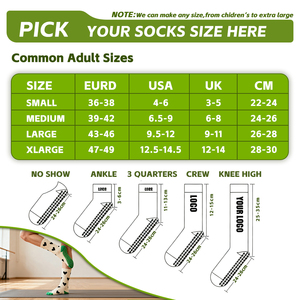 Calcetines de yoga antideslizantes Evolution Grip de punto personalizado Calcetines de Pilates antideslizantes de corazón pequeño con longitud de tripulación de marca para la temporada de primavera - Product Image 4