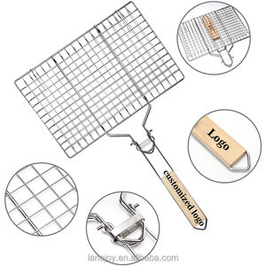 Grille <span class=keywords><strong>de</strong></span> cuisson en acier inoxydable 304 pour barbecue, rôtissoire, panier <span class=keywords><strong>de</strong></span> cuisson, grille <span class=keywords><strong>de</strong></span> barbecue - Product Image 2