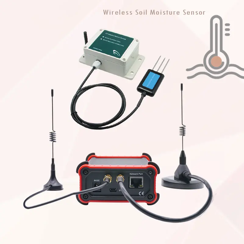 Iot-alarma inalámbrica, 3 sondas, Sensor de humedad del suelo con <span class=keywords><strong>contenido</strong></span> de agua volumétrica RS485