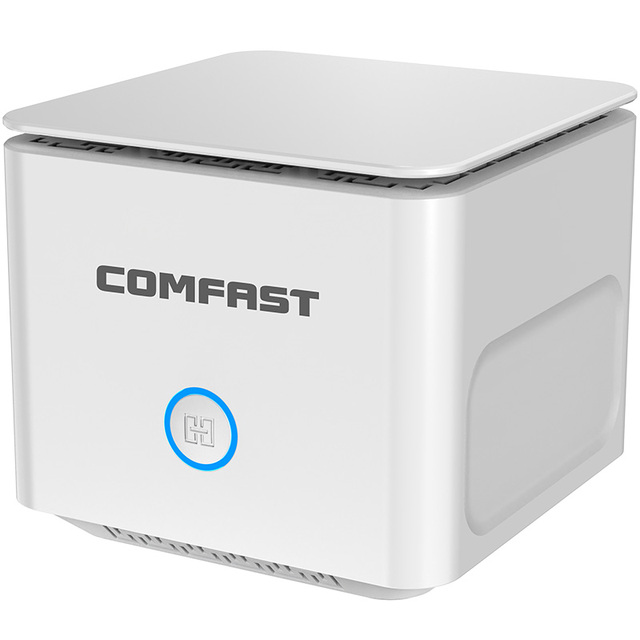COMFAST Whole Home Coverage Wi-Fi Router Extender Single Easy Step Mesh WiFi System Router