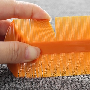 Peigne à dents fines pour éliminer les pellicules et les poux, peigne à dents denses en plastique pour adultes et enfants - Product Image 3