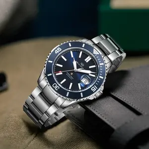 Seagull Men's Ocean Series 816.32.1523 reloj mecánico automático 200m buceo negocios impermeable moda luminosa característica ETA - Product Image 3