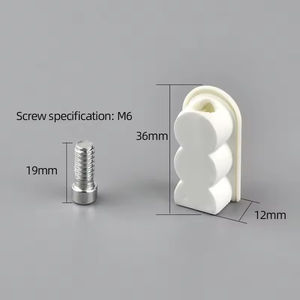 Connecteurs de fixation <span class=keywords><strong>3</strong></span>-en-1 de type nuage, en plastique, pour meubles, armoire et bibliothèque, avec clous de fixation pour supports d'étagères - Product Image 5
