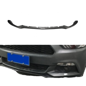 Lèvre de pare-chocs avant en fibre de carbone véritable de qualité supérieure, style 1 pièce, pour <span class=keywords><strong>Ford</strong></span> <span class=keywords><strong>Mustang</strong></span> 2015+ - Product Image 1