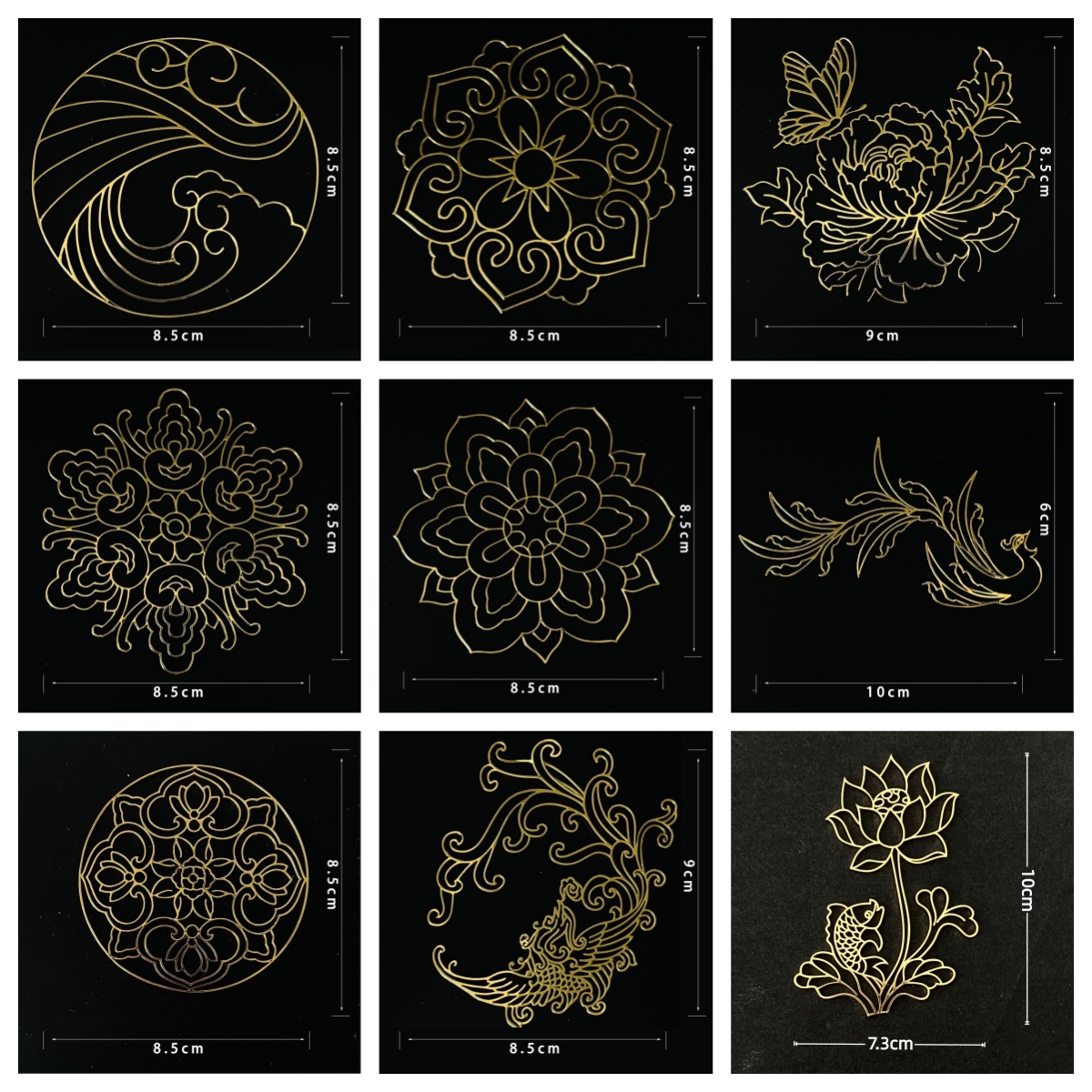 8 designs can be choose