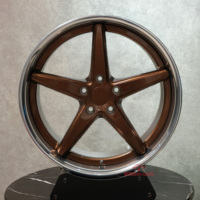 Rines de Aleación de Perfil Bajo de 17 18 19 21 22 23 24 Pulgadas 5x112 5x114.3 5x120 para Autos Volkswagen Golf GTI BMW 335i