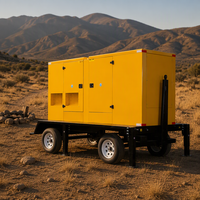 Générateur diesel mobile Volvo 150 kVA 180 kVA 200 kVA 220 kVA 250 kVA, groupe électrogène diesel, générateur à refroidissement par eau, générateur de communication
