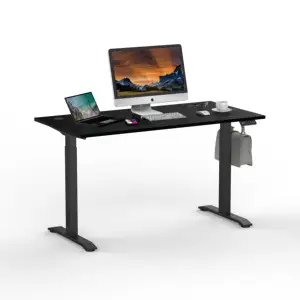 OEM 이중 모터 드는 테이블 컴퓨터 테이블 서 있는 유형 가구 조정가능한 작업대 사무실 학문 책상