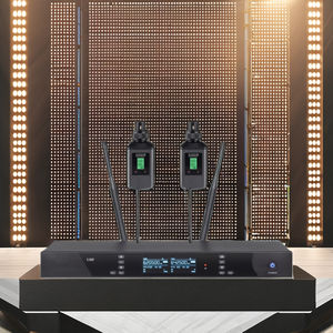 Un micrófono inalámbrico profesional Lei <span class=keywords><strong>de</strong></span> <span class=keywords><strong>segunda</strong></span> <span class=keywords><strong>mano</strong></span> para auditorio KTV Conferencia puesta en escena FM micrófono antisilbido - Product Image 2