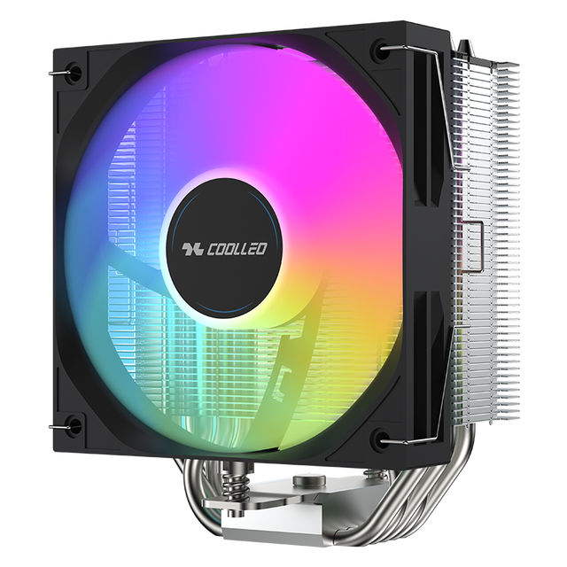 COOLLEO P50i ARGB V2 5 Heat Pipe CPU Cooling Air Cooler CPU Cooler for Gaming LGA 115X/1200/1700/1851 AMD Ryzen AM4/5 TDP 220W