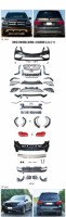 Kit de carrosserie adapté pour Mercedes Benz classe GL X166 2013-2015 mise à niveau vers GLS63 ancien à nouveau pare-chocs avant et arrière avec feux de capot à Grille
