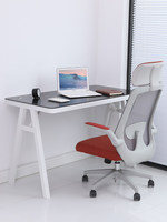 Bureau en verre multifonctionnel pour le bureau, la maison, l'étude et les jeux - Table individuelle pour employé