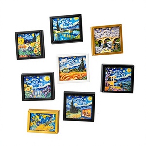 Magnets de réfrigérateur de style européen avec des chefs-<span class=keywords><strong>d</strong></span>'œuvre mondialement connus de <span class=keywords><strong>Van</strong></span> <span class=keywords><strong>Gogh</strong></span>, fabriqués en Chine, <span class=keywords><strong>d</strong></span>écoration créative pour la maison, magnétiques pour les voyages - Product Image 1