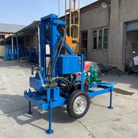Ventes directes d'usine dreel machines 150m plate-forme de forage de puits d'eau plate-forme de forage de puits profonds adaptée aux fermes de construction