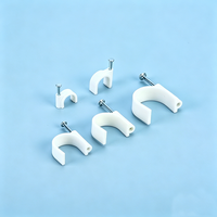 Clip en fil d'acier polyvalent, fixation pratique pour fils, idéal pour la fixation murale des câbles électriques et des câbles réseau