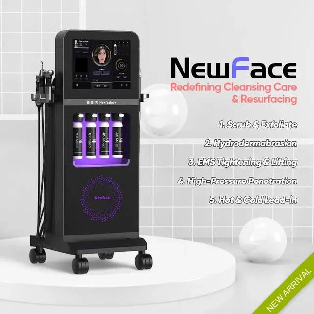 2026 Hydrodermabrasion Machine Deep Cleansing Exfoliator for Head Removal Skin Firming Beauty Spa Oxygen Jet