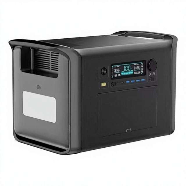 Portable 2000W 2048Wh LiFePO4 Power Supply Station with MPPT Solar Charging Pure Sine Wave Inverter for Outdoor Camping Car Use