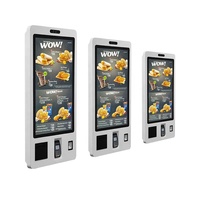 Kiosque de paiement automatique Sinmar avec écran tactile intelligent de 24 pouces et 32 pouces pour restaurant, centre commercial