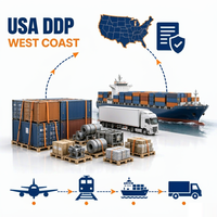 Logistique DDP Chine-USA Porte-à-Porte avec Expédition Express Marchandises Dangereuses Spéciales Support 24/7
