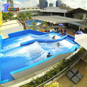 Parc d'attractions Équipement de réglage de la température constante <span class=keywords><strong>Piscine</strong></span> de surf 6 pompes <span class=keywords><strong>Simulateur</strong></span> de surf Jeux de parc aquatique professionnels - Product Image 1