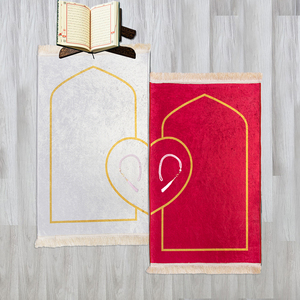 2024 nouveau tapis de prière de couple de haute qualité peut être personnalisé conçu tapis de culte musulman chaud - Product Image 2