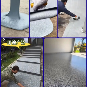 Revestimiento de Piso Epóxico Autonivelante con Efecto Mármol para Pisos de Cemento y Concreto de Arena Coloreada Impermeables - Product Image 5