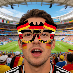 Nuevo Modelo de Gafas de Sol con Bandera Nacional, Accesorios para Animar y Dar Espíritu en Partidos de Fútbol, Decoración, Montura de Gafas de Sol de Mascota - Product Image 3