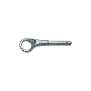 USAG - U02530014 Clés à anneau bihexagonales décalées à une extrémité pour usage intensif-Clés à anneau EAN 8010239016415 - Product Image 1