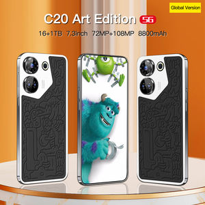 Nieuwe C20 Art Smartphone Video Hd Volledige Draadloze Telefoon <span class=keywords><strong>Pornos</strong></span> Xxl Video 'S Goedkope Feature Telefoons Groot Geheugen 5G Mobiele Telefoon - Product Image 4