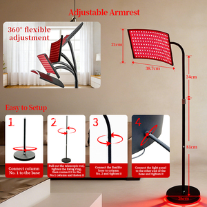<span class=keywords><strong>Lampe</strong></span> de luminothérapie infrarouge <span class=keywords><strong>rouge</strong></span> REDSKY 660nm 850nm avec support pour le corps et le visage - Product Image 4