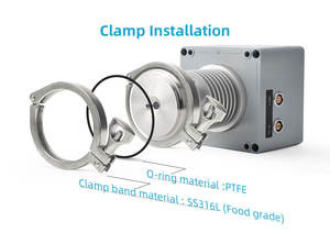 Réfractomètre industriel en ligne pour liquides chimiques, affichage local 0-90 % <span class=keywords><strong>Brix</strong></span>, pour la surveillance de la concentration - Product Image 6