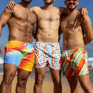 Großhandel Anpassung Luxus Strand Männer Bade bekleidung Designer Board Shorts Badeanzug Männer Badehose
