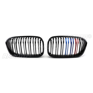 Grille de pare-chocs avant pour BMW Série 1 F20 F21 LCI 2011 2012 2013 2014 2015 2016 2017, double lamelles, style M Performance - Product Image 3
