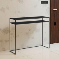 Étagère en fer forgé à double couche de Style nordique et support de fleurs vaisselle et outils de nettoyage présentoir de stockage pour Table de porche