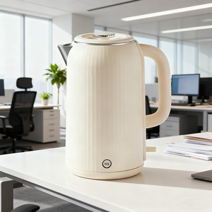Bouilloire à double paroi de grande capacité 2,5 L, arrêt automatique, conception sans fil, adaptée à un usage domestique, bouilloire pour chauffer l'eau - Product Image 2