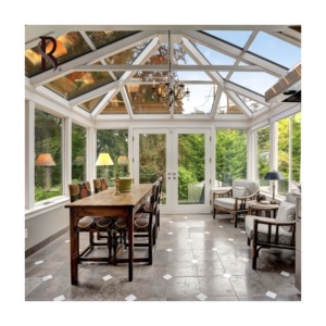 Véranda américaine en aluminium de qualité supérieure prête à installer OEM <span class=keywords><strong>Rising</strong></span> Sunrooms en aluminium Maisons en verre avec prix d'usine - Product Image 3
