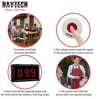 Daytech P3 Système d'appel sans fil pour restaurant, téléavertisseur de table pour clients et serveurs