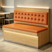 Meubles de salle à manger, tables et chaises pour restaurant, banquette simple facile à nettoyer pour restaurant de nouilles, robuste