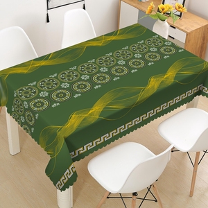 Nappe en PVC en gros d'usine de Yiwu nouvel article <span class=keywords><strong>toile</strong></span> <span class=keywords><strong>cirée</strong></span> dorée - Product Image 3