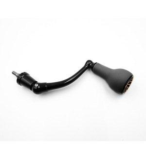 Empuñadura para Carrete de Pesca de 66 mm, Fibra de Carbono de 27 mm, TPE Negro, Compatible con Carretes de Spinning Penn 420ss 430ss - Product Image 1