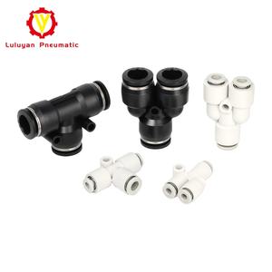 Raccord de tuyauterie pneumatique en plastique pour tube carré, connecteur rapide, coupleur industriel, <span class=keywords><strong>joint</strong></span> noir - Product Image 4